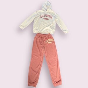 NWOT California sweat set hoodie & sweatpants